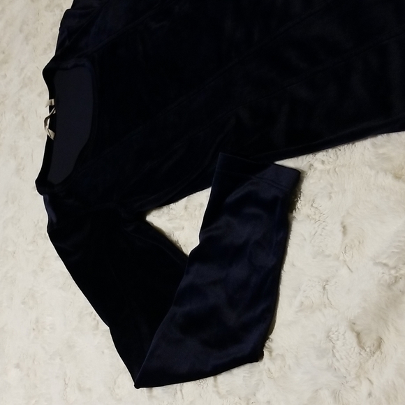 Soft Surroundings Tunic Top Womens Size Small Blue Velvet - Picture 6 of 12